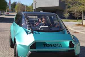 Next generation Toyota using carbon fabrics